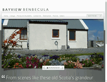 Tablet Screenshot of bayview-benbecula.co.uk